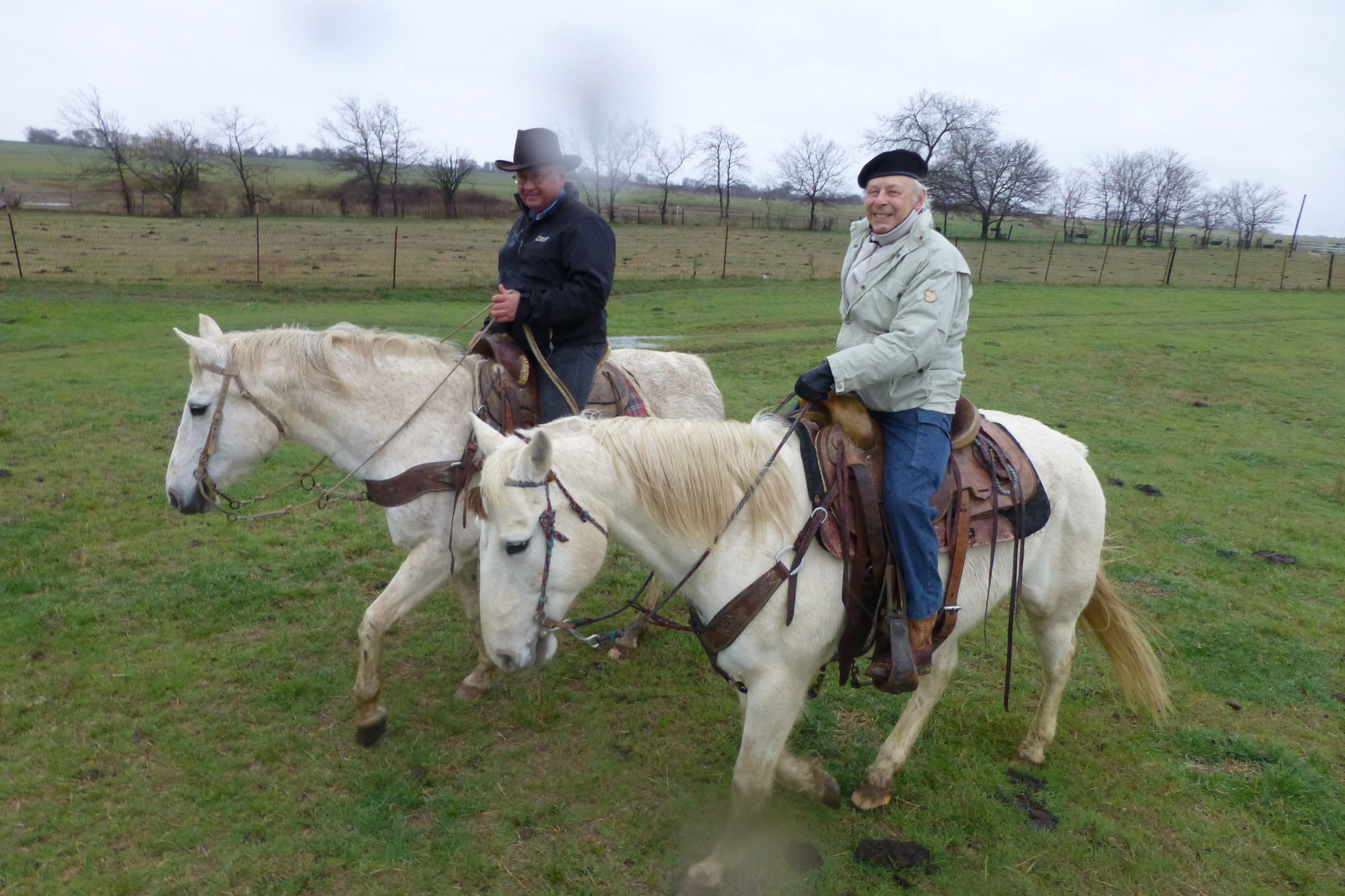 Karl Friedrich Charley Koenig rides out onto the prairie at the Watson Ranch in Okmulgee, Oklahoma